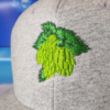 Hopfen hellgrau Cap Flexfit – Bild 2