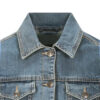 Bestickte Jeansjacke Flower Skull personalisiert – Bild 7