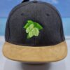 Hopfen Bier SnapBack Cap schwarz/braun – Bild 2