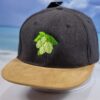 Hopfen Bier SnapBack Cap schwarz/braun